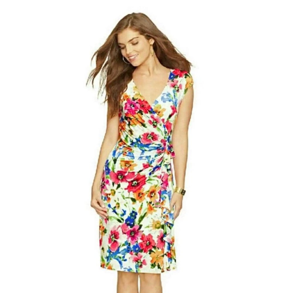 American Living Floral Print Midi Dress - Multicolor - Picture 2 of 10